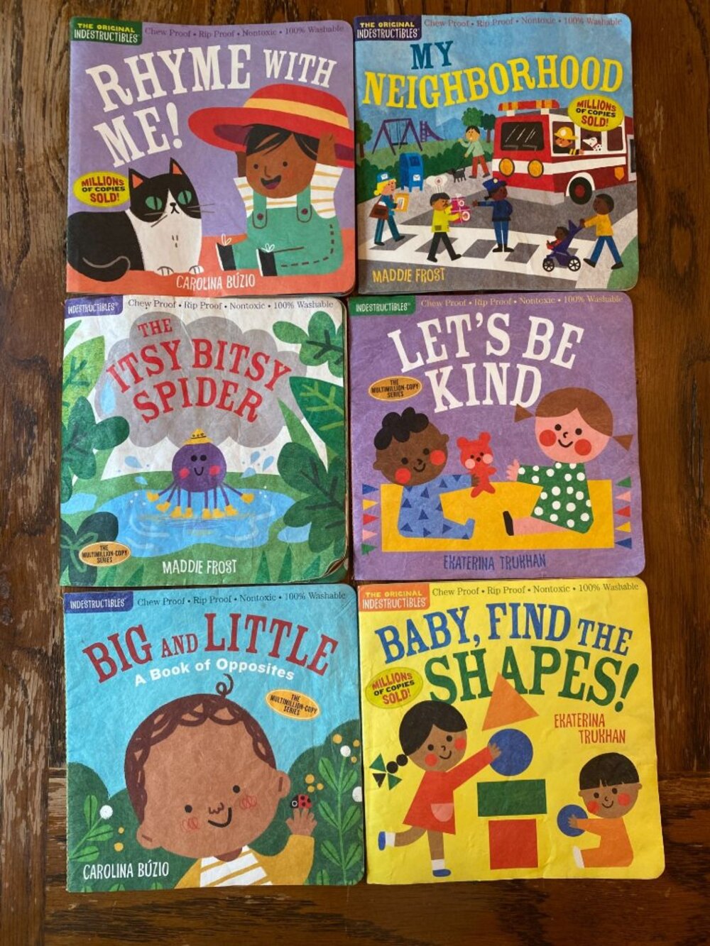Indestructible Series Fun 6-Book Collection Set: Rhyme With Me My Neighborhood I